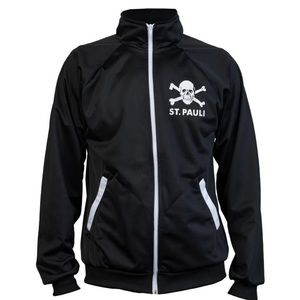 St. Pauli Black Punk Jacket Tracksuit Jumper Top